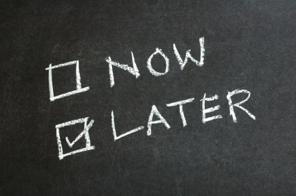 stop procrastinating